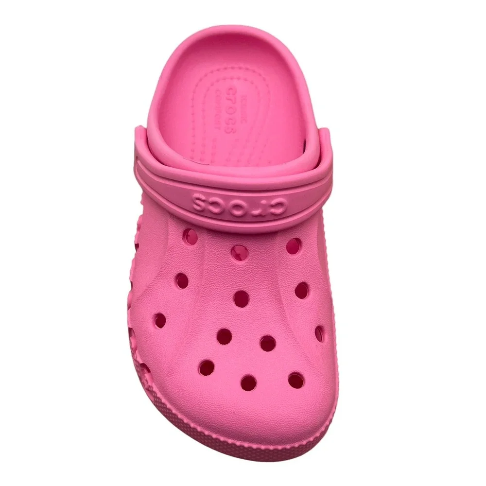 Crocs Little Girls Slip on Clogs Size 11 Pink Water Friendly Lightweight & Comfy